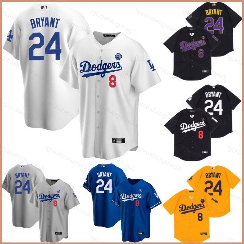 Fan Made Bryant #24 Fan Dodgers Baseball Jersey Printed Many