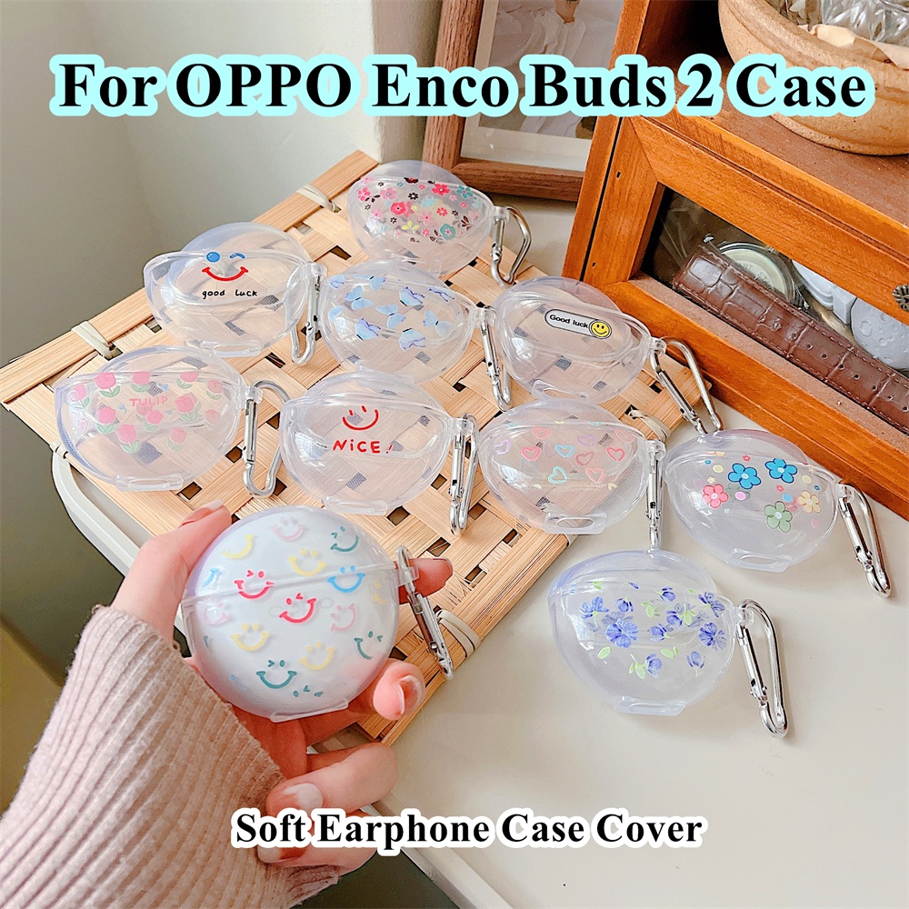 【imamura】for Oppo Enco Buds 2 Case Live Action Cute Cartoons For Oppo Enco Buds 2 Casing Soft 7152