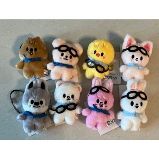 6Pcs/set Stray Kids Kawaii Cartoon Skzoo Erasable Gel Pen 0.5mm Blue Ink Pen  Cute