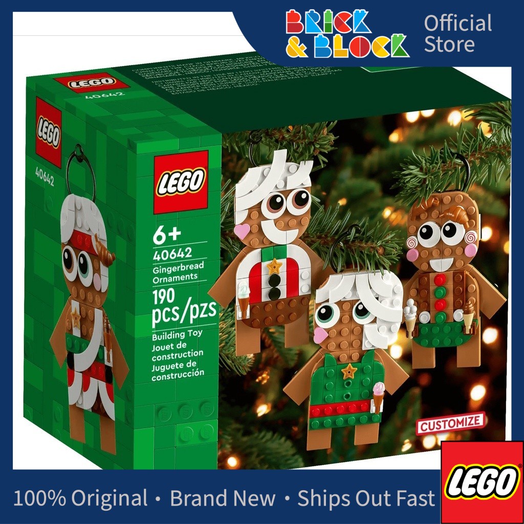 LEGO 40642 Gingerbread Ornaments | Shopee Malaysia