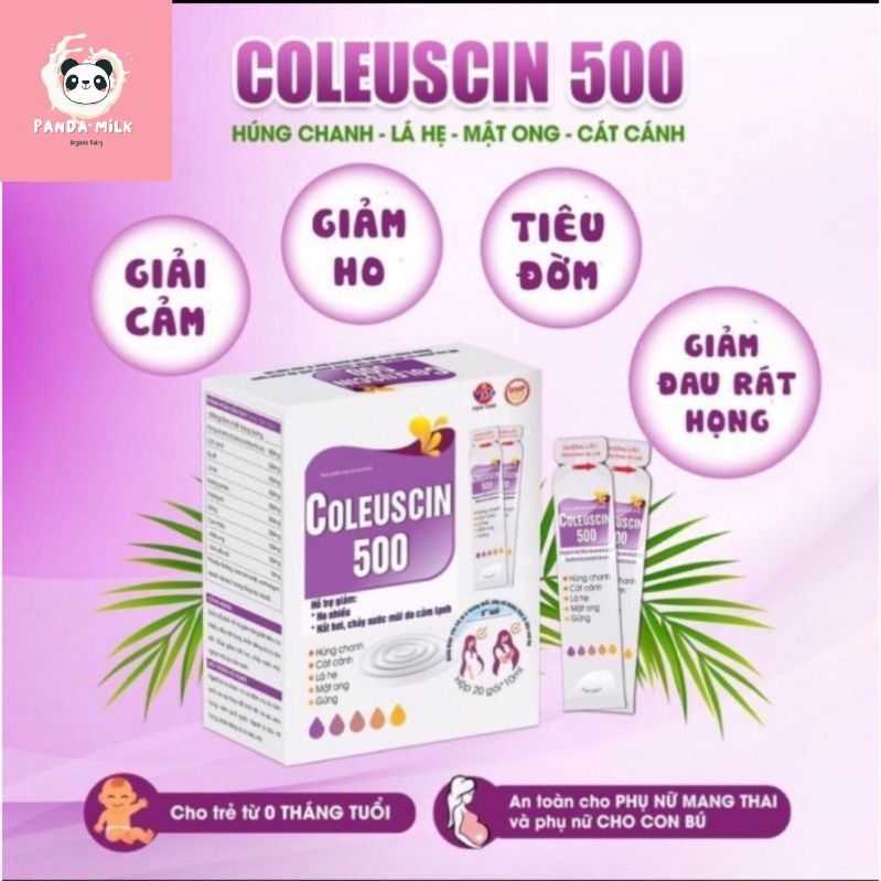 Cough Syrup For Pregnant Women COLEUSIN 500 Colds, Cough Reduction