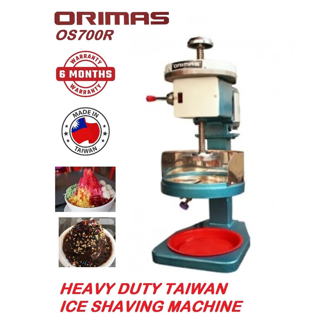 Orimas Taiwan 1/4Hp Heavy Duty Snow Ice Shaving Machine Shopee Malaysia