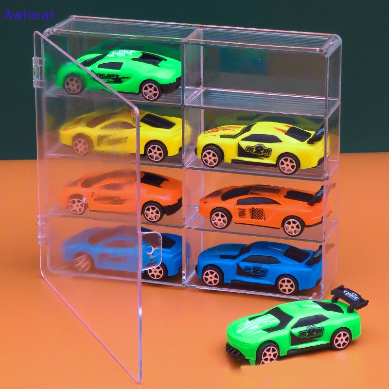 Awheat Model Car Display Box 1/64 Diorama Garage Carpark Acrylic Model