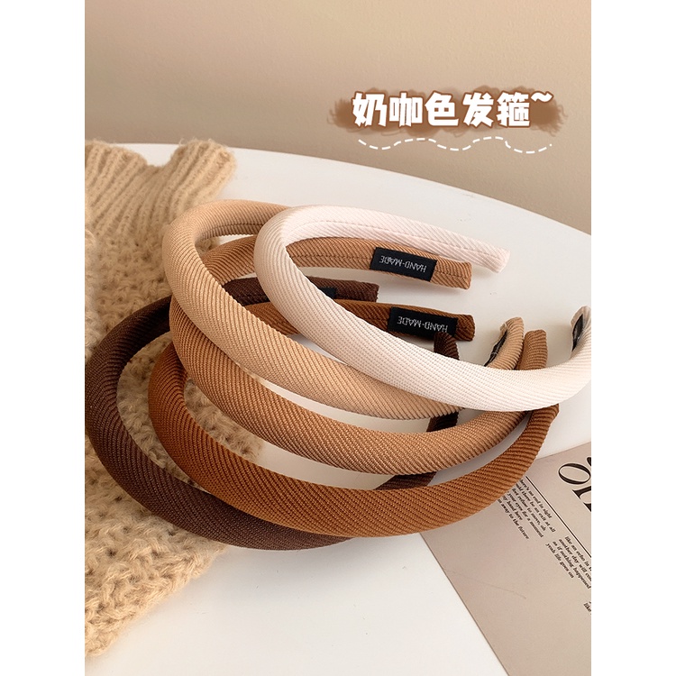 Coffee Color Headband 2023 New Style Hair Accessories Korean Hair