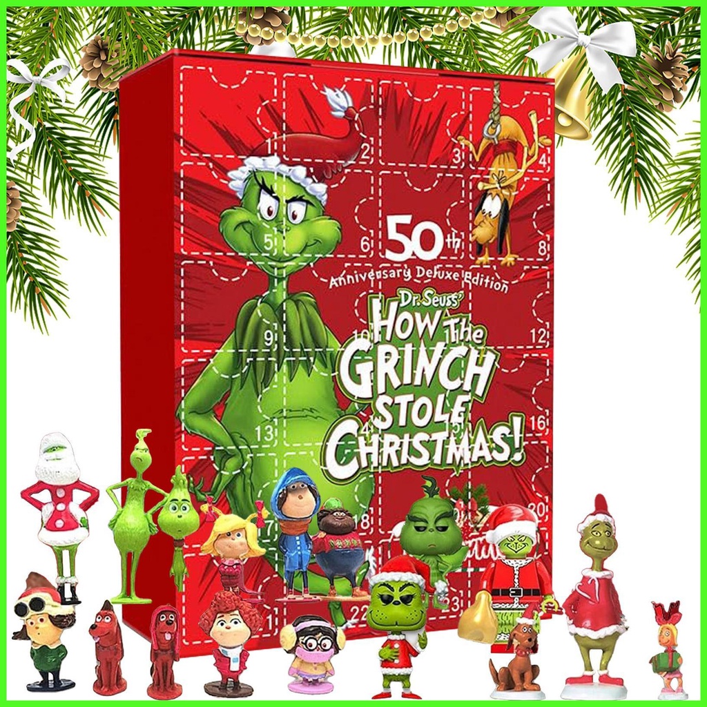 Green Character Advent Calendar Advent Countdown Green Image Box