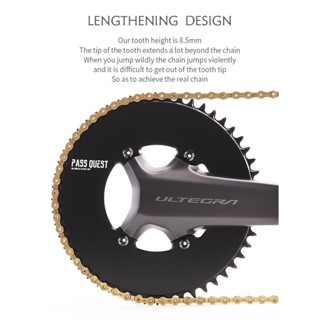 For Shimano ULTEGRA R8100 PASS QUEST R110-DU 110BCD Chainweel 46T 48T 50T  52T 54T 56T 58T Chainring CRANK Dura-ace R9200 | Shopee Malaysia