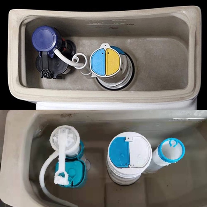 SOUL HAND 2PCS Toilet Flush Set Full Set Toilet Cistern Water Tank ...