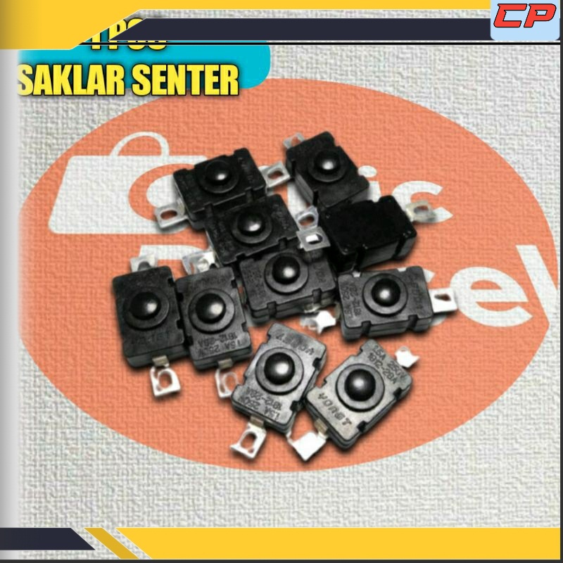 Push On/Off Switch 2 Pin Flashlight/ On Off Switch 2 Feet / Flashlight ...