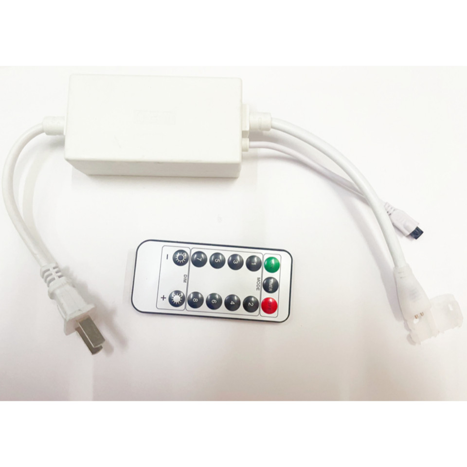 AC220V 48leds RGB Running LED Strip Light Remote Control Adapter Plug 2 ...