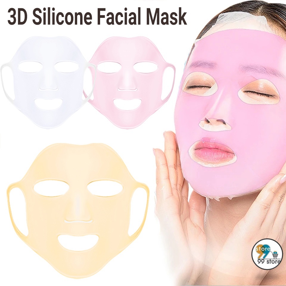 HS 3D Silicone Facial Mask Cover /Reusable Anti Dropping Ear Hanging ...