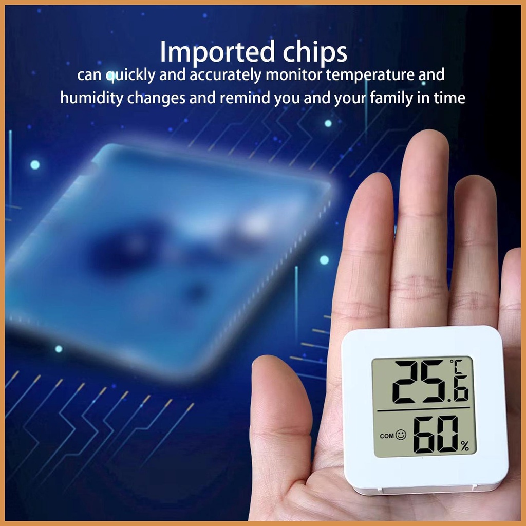 Indoor Humidity Meter Accurate Mini Indoor Thermometer and Humidity