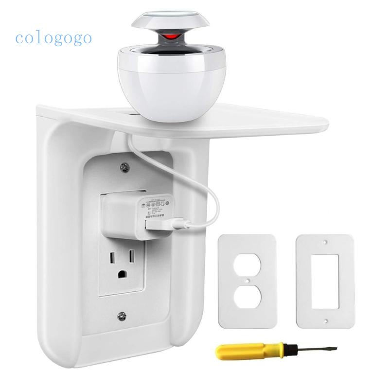 COLO Wall Outlet Shelf Wall Mounted Switches Socket Rack for Switches