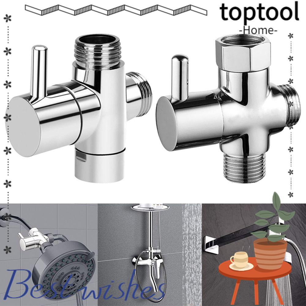 TOPTOOL Diverter Valve Brass Fixed Spray Head Diverter Hand Held
