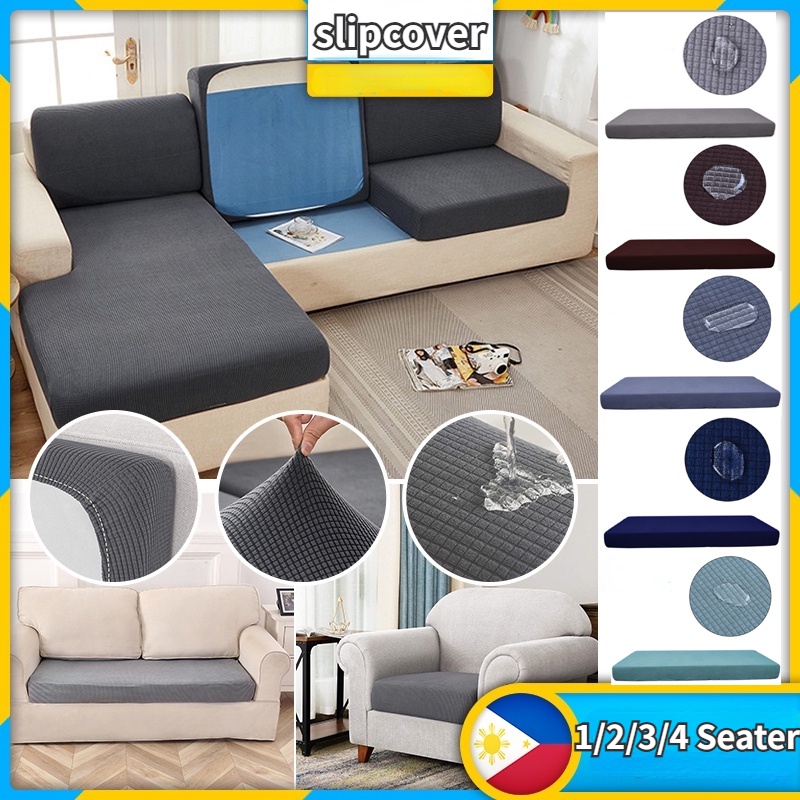 Sofa Cushion Seat Cover 1/2/3/4 Seater Cushion Slipcover Square Cushion