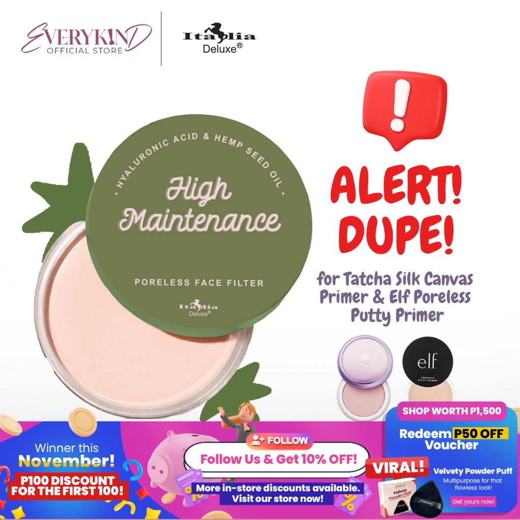Italia Deluxe High Maintenance Primer Dupe for Elf Putty Primer