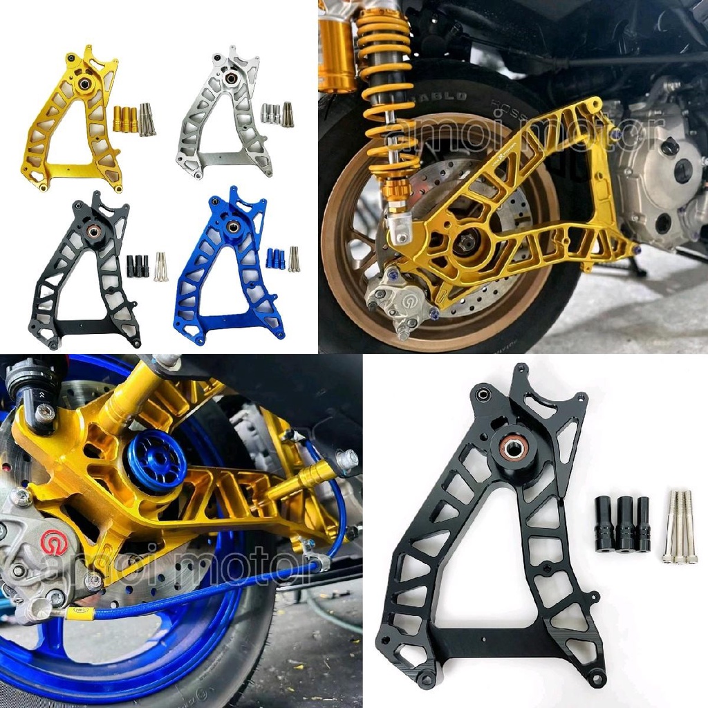 XMAX250 300 Swing Arm Bracket CNC Rear Brake Arm Rocker Lever Bracket