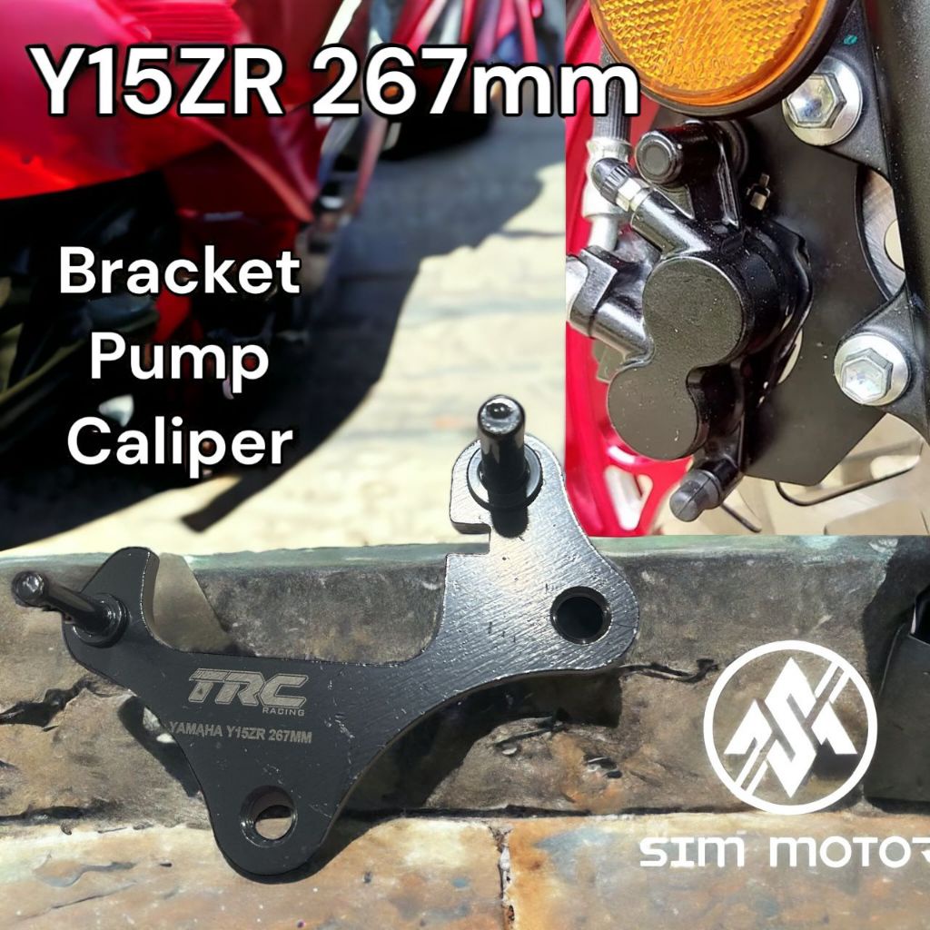 Bracket pump caliper y15 y15zr lc135 v1v6 pnp disc 125 trc racing disc