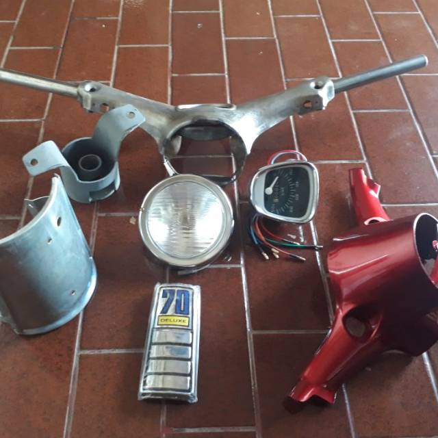 Complete set of honda c70 Handlebar Head Shells | Shopee Malaysia