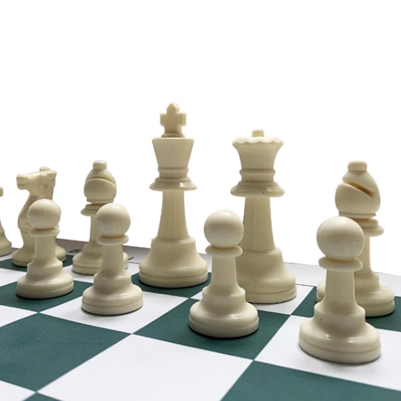 【ship in 24H】International Chess Set for Tournaments Roll Up Chess Mat ...