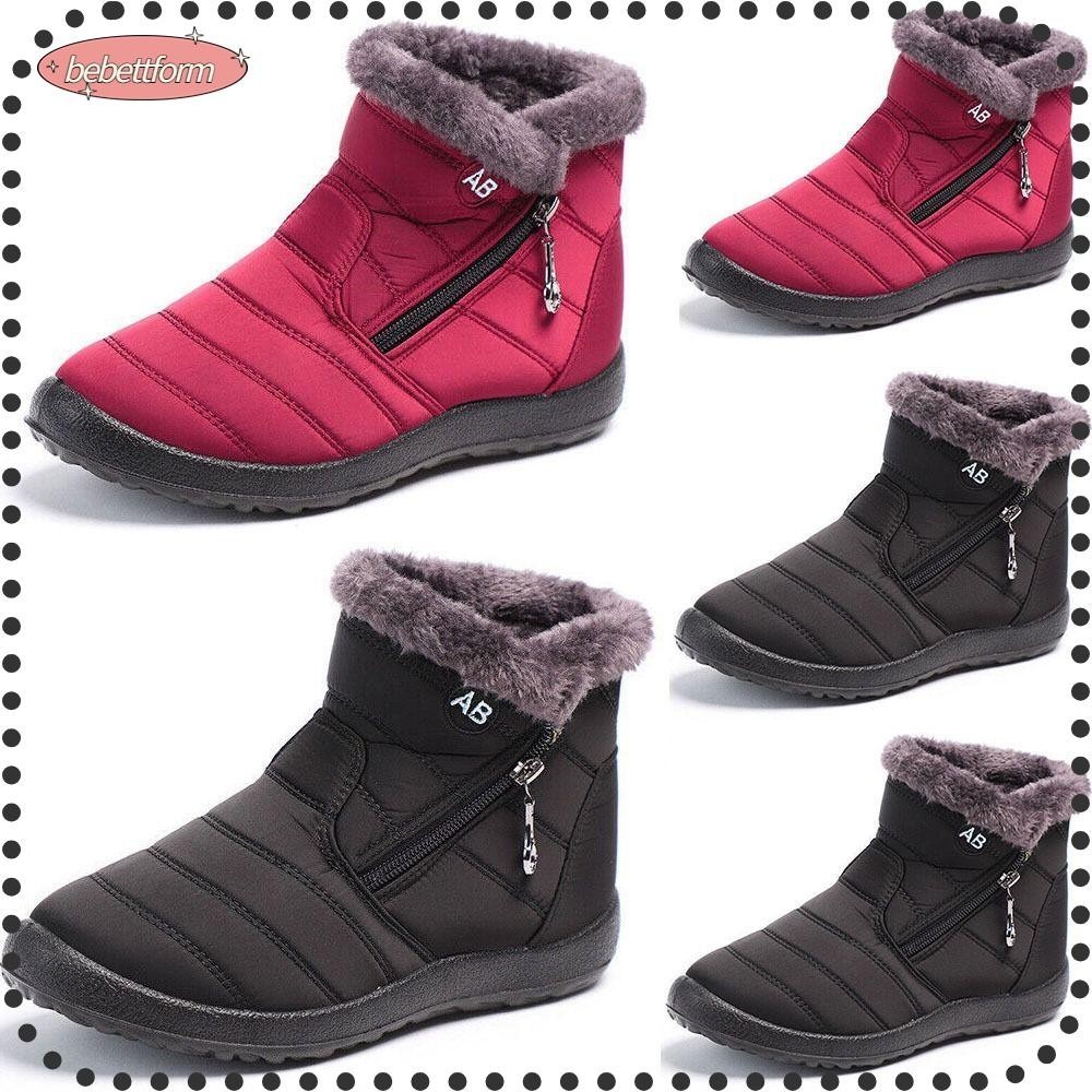 LIKE Keep Warm Snow Boot, Womens Boots Luxury Zipper Winter Boot ...