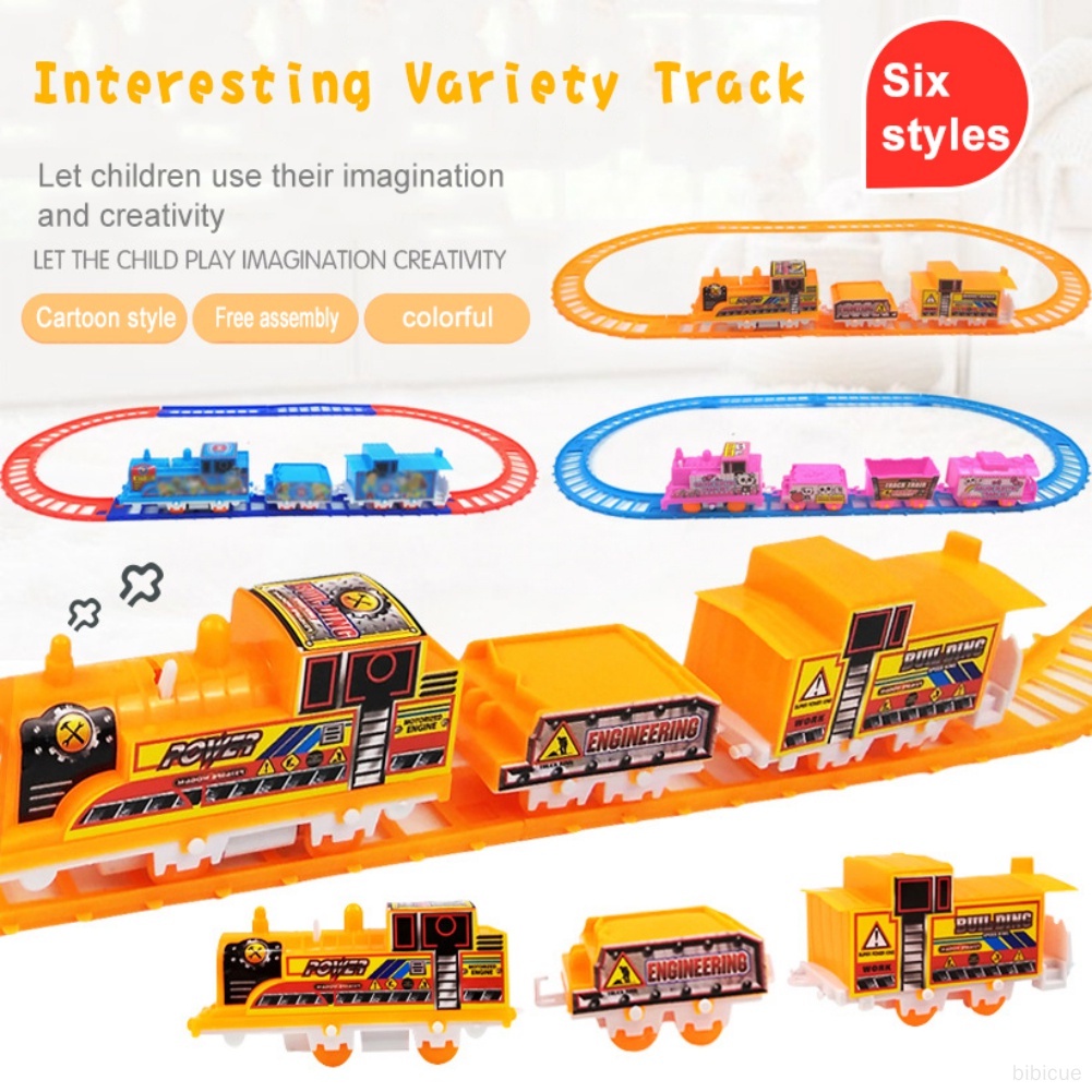 Electric Train Model Steam Train Toy Toy Train Set with Carriages And