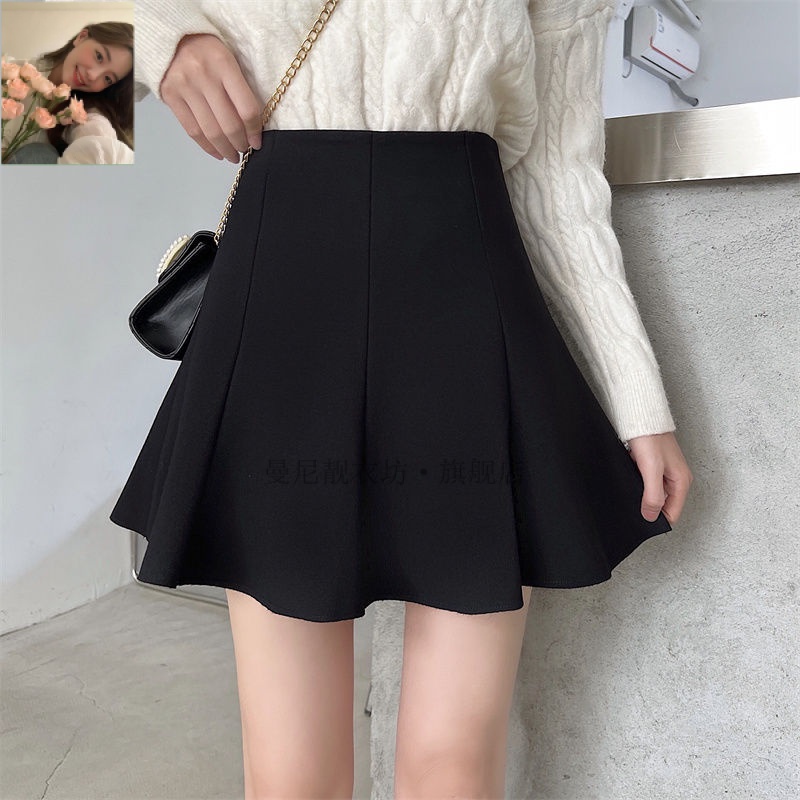 Spot goods M 5XL 40 120kg black high waist umbrella skirt for women Summer high waist short skirt cover Bud skirt large size fatmmslimmingaword skirt fashion fat bigsize oversi Shopee Malaysia