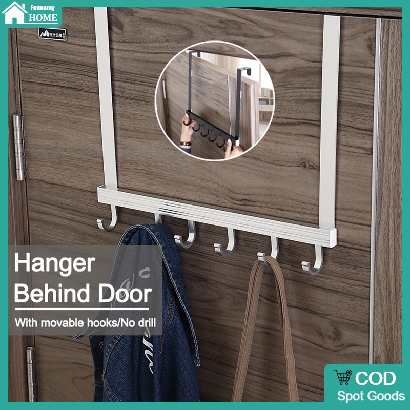 Back Door Hanger with Adjustable Hooks/No Drill