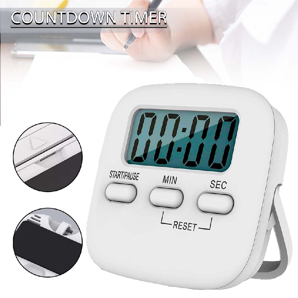 Digital LCD Timer Racing Kitchen Home Countdown Alarm Clock Stop Watch Shopee Malaysia