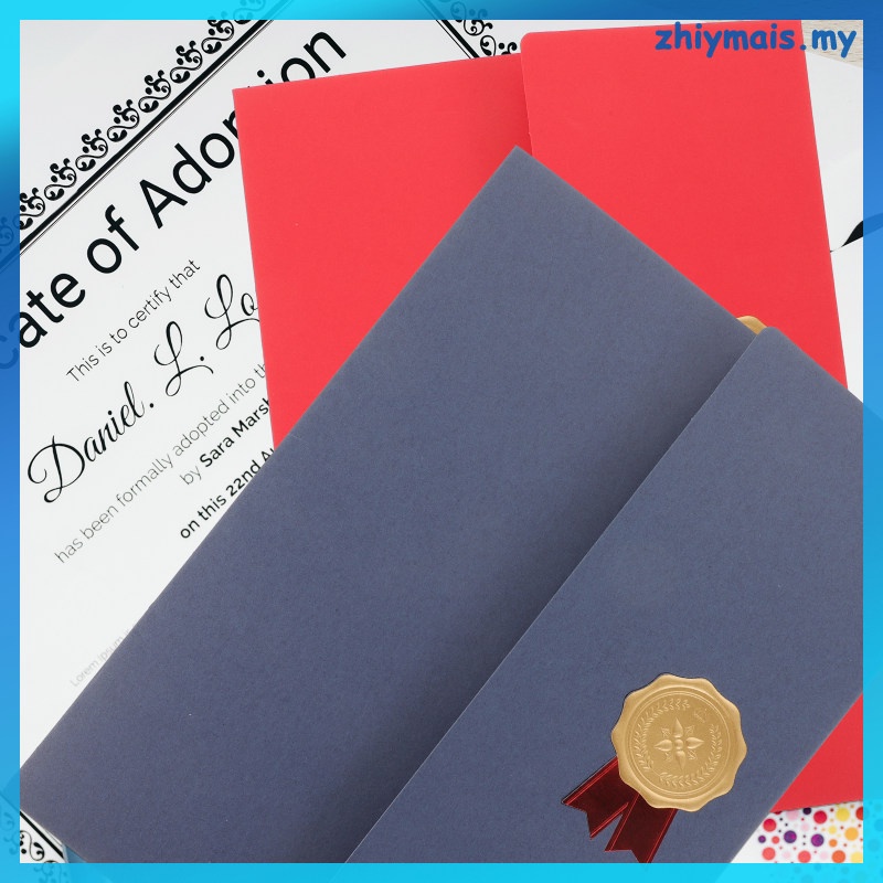 Paper Award Holders Diploma Folder Graduation Honor Certificate Book