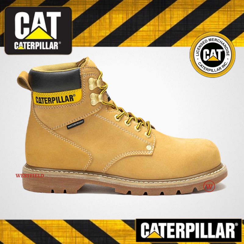 CATERPILLAR® Men’s Waterproof Premium Leather Second Shift Steel Toe