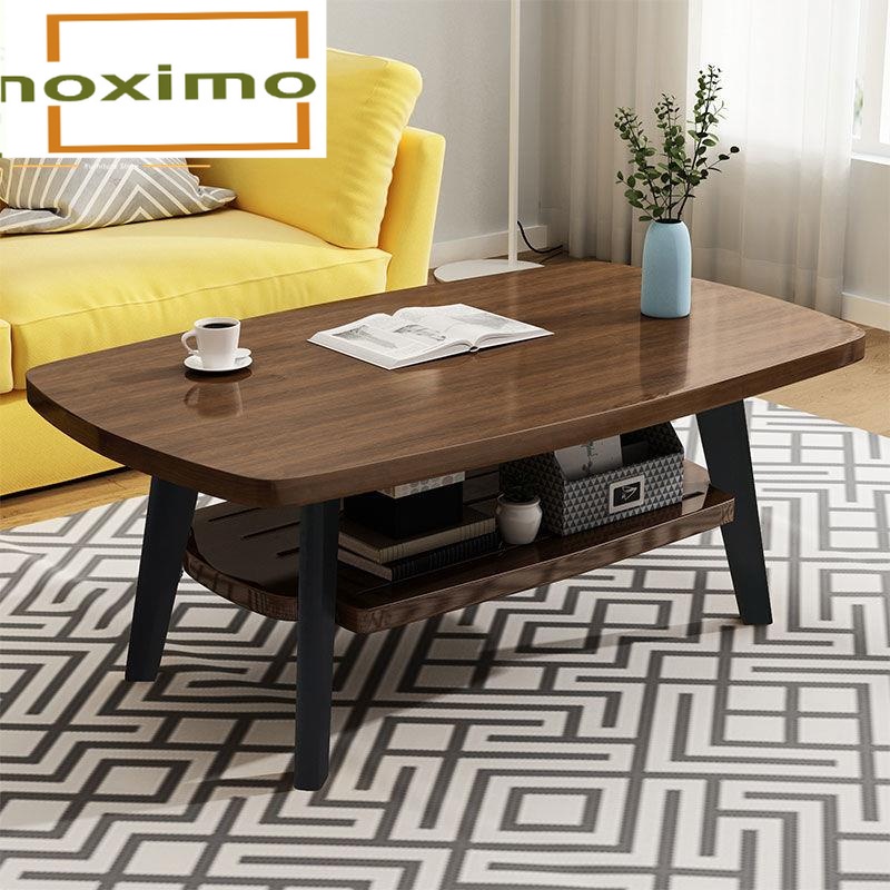Nordic coffee table small unit living room, round table bedroom, simple ...