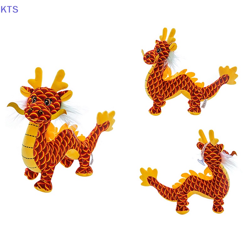 KTS 2024 New Chinese Dragon Plush Toy Soft Stuffed Animal Dragon Doll ...