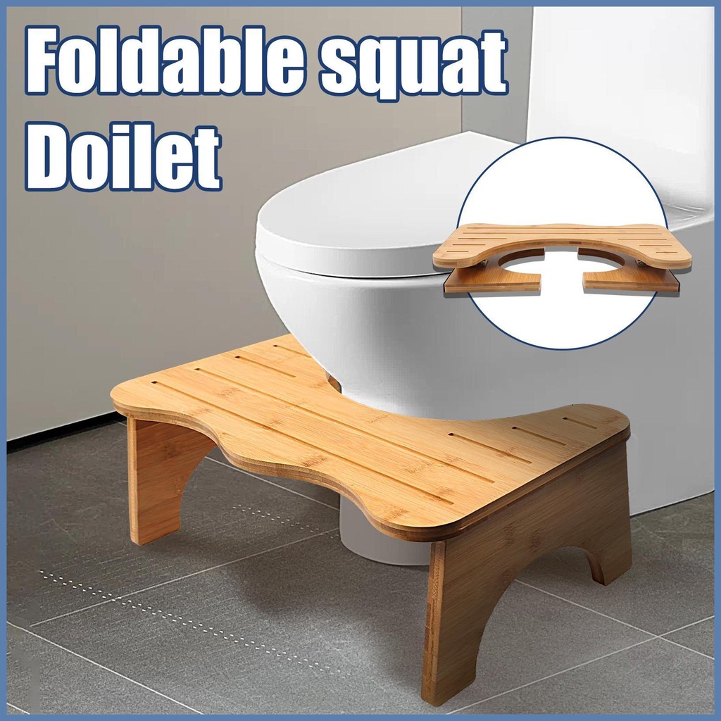 Toilet Poop Stool Foldable Poop Stool for Squatting Posture Portable