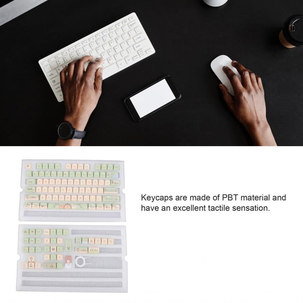 Alwaysonline 112 Key Mechanical Keyboard Keycap Set 9mm MCA Height PBT ...