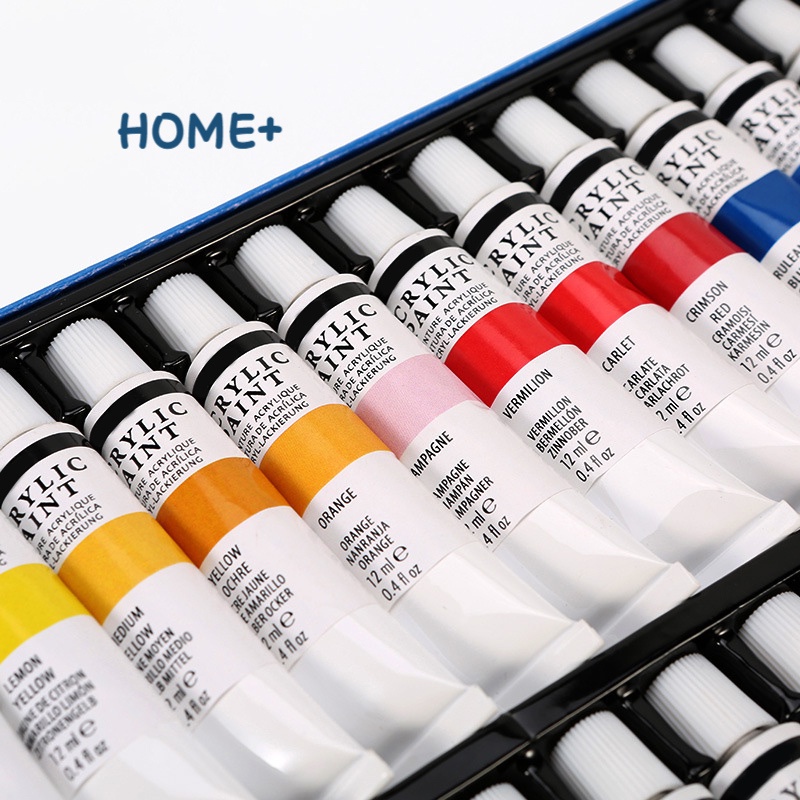 24Colors/set Paint Tubes Watercolor Paint Acrylic Paints Suit For DIY