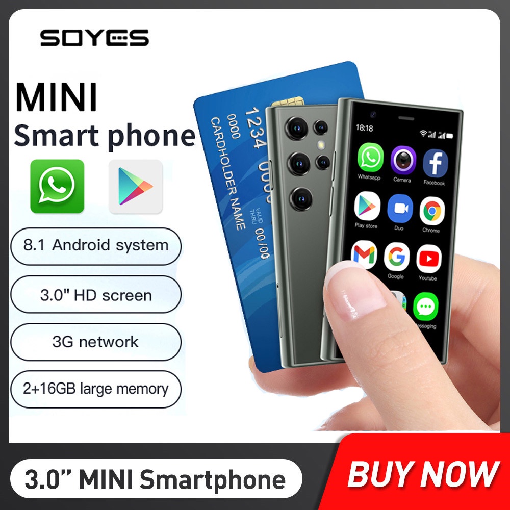 [Ready Stock] SOYES S23 Pro Mini Smartphones 3G Network 2GB+16GB