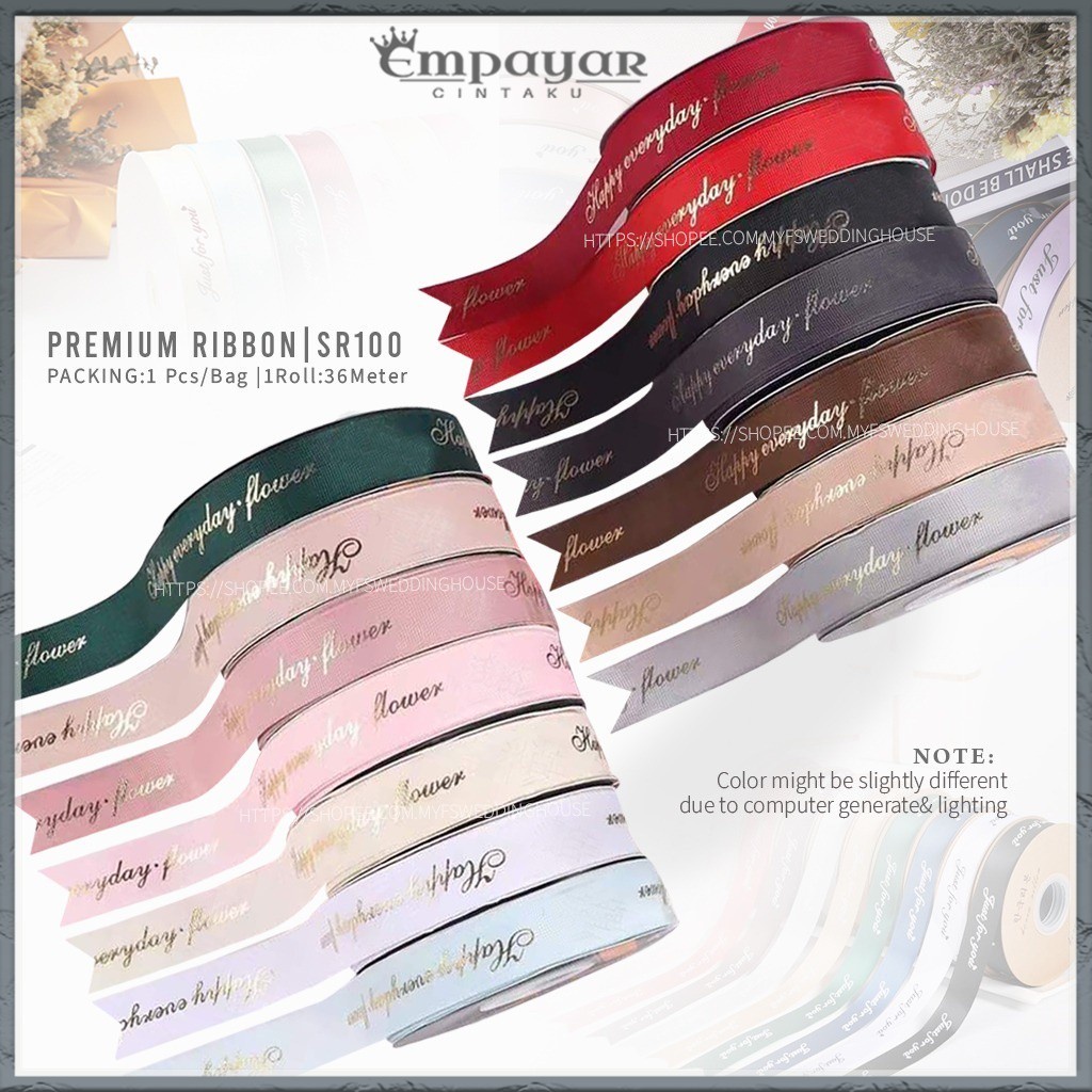 Premium Ribbon / Polyester Ribbon / Riben Gift Box / Riben Cantik ...