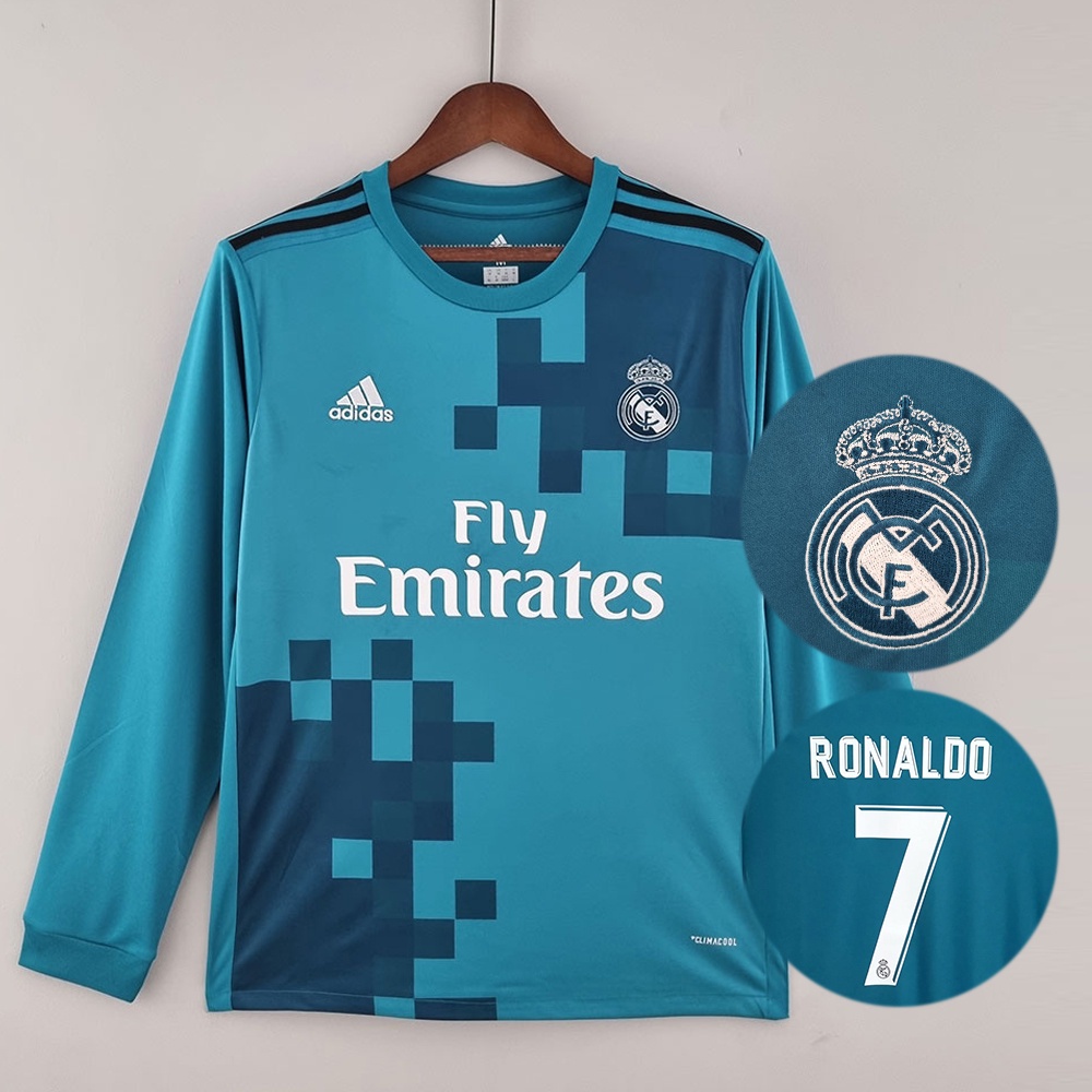 2022-2023 Real Madrid Long Sleeve Away Shirt (RONALDO 7)