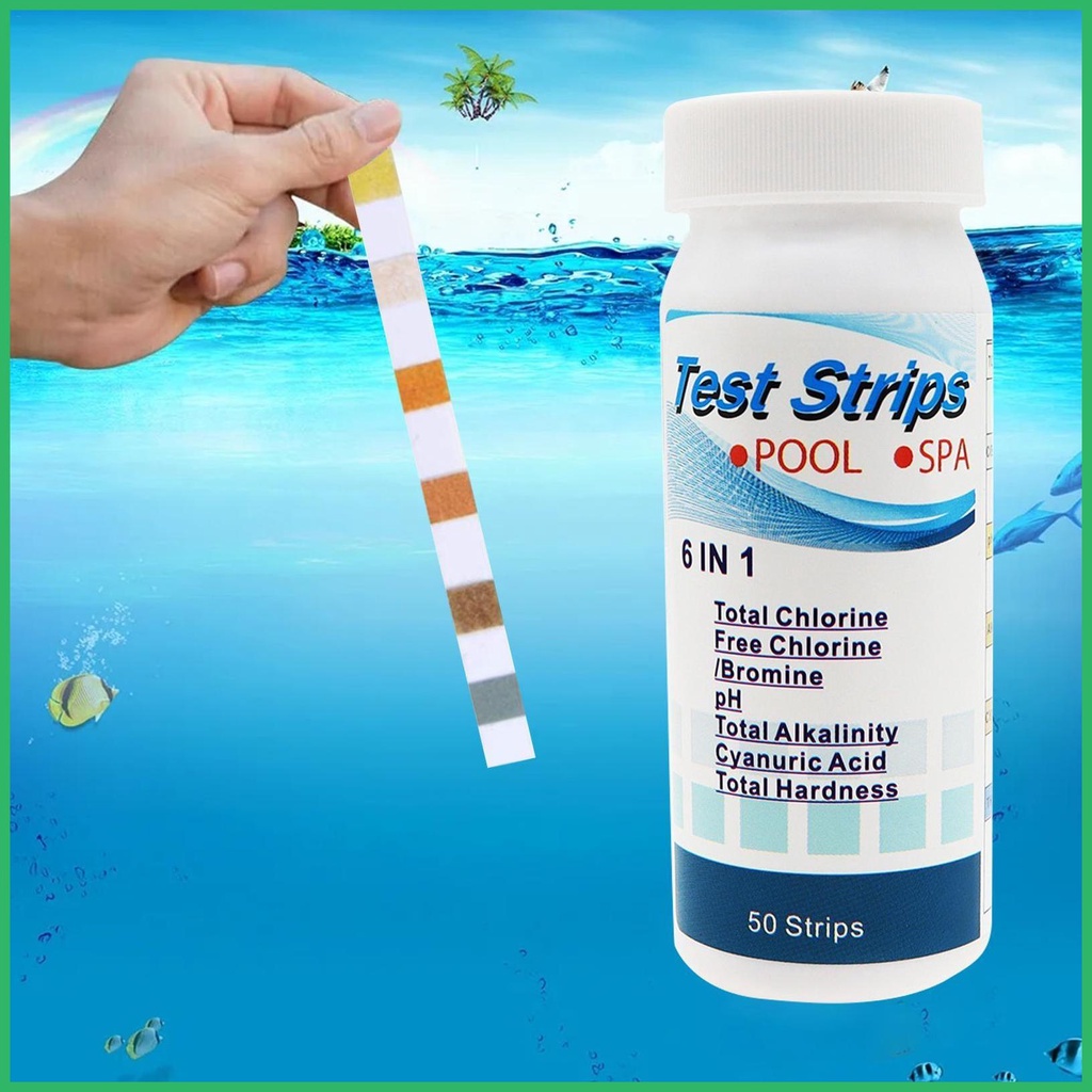 Spa Test Strips 6 in 1 Quick and Accurate Pool Test Strips Pool Testing