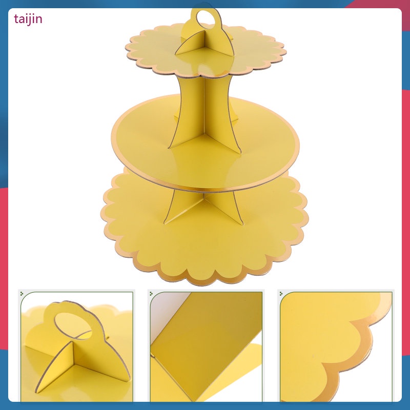 Disposable Cake Stand Cupcake Stands Holders Display Three Tier 3