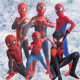 The Amazing Spiderman Costume Halloween Cosplay Bodysuit Peter Parker Kids  & Adults Costume 