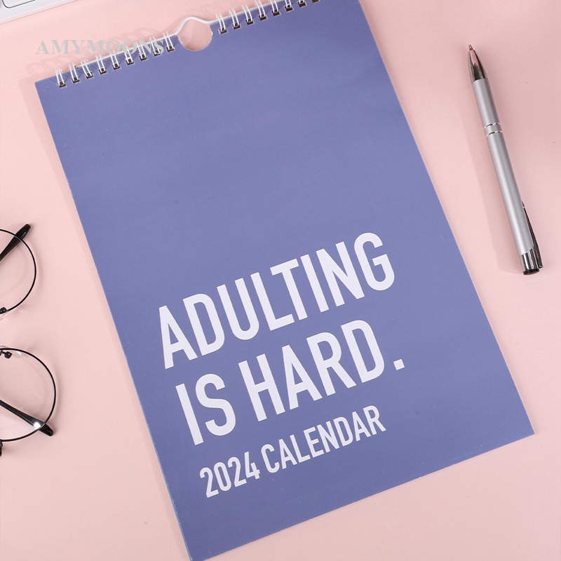 GYTDE Adulting Is Hard 2024 Calendar Adult’s ToDo List Wall Calendar