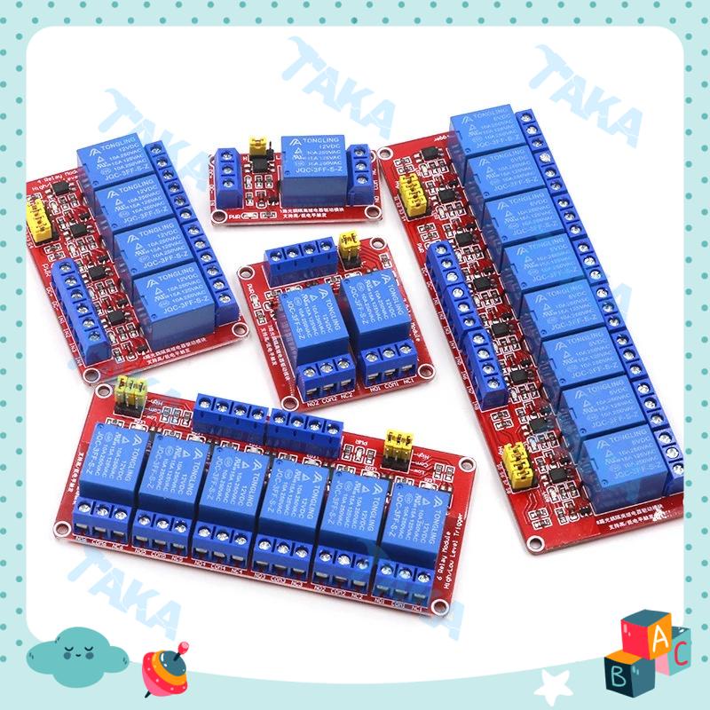 Relay Module 1, 2, 4, 8 Channels Support 2 High And Low Stimulation ...