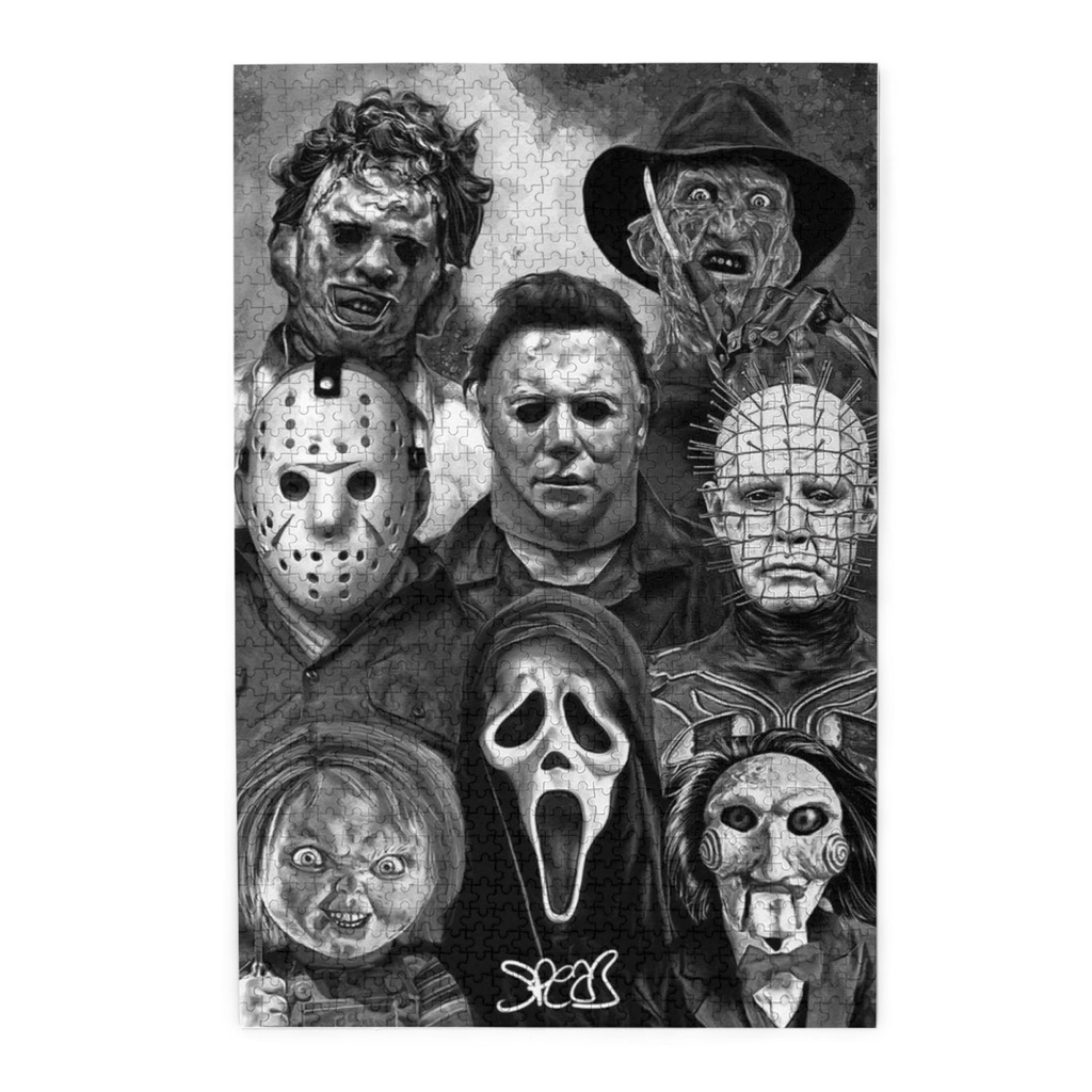 Scream Wooden Jigsaw Puzzle Educational Intelligence Decompression Fun ...
