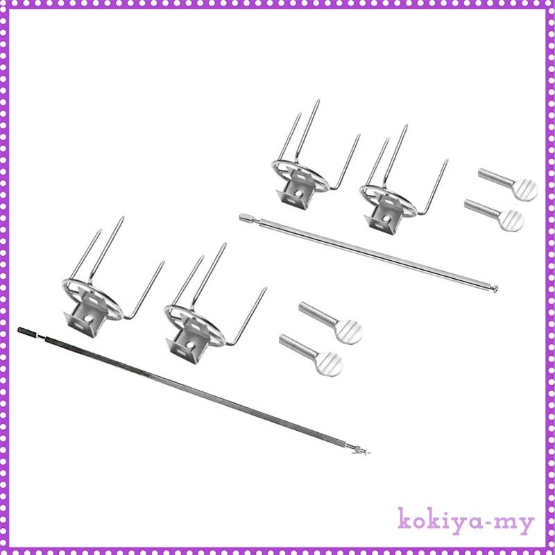 Buy Stainless Steel Air Fryer Fork Rotating Roast Chicken Fork Grill Rotisserie Air Fryer