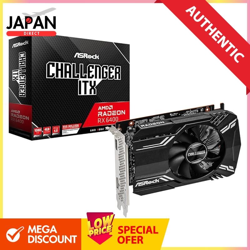 ASRock Graphics Board with AMD Radeon RX6400 [Authorized Domestic ...