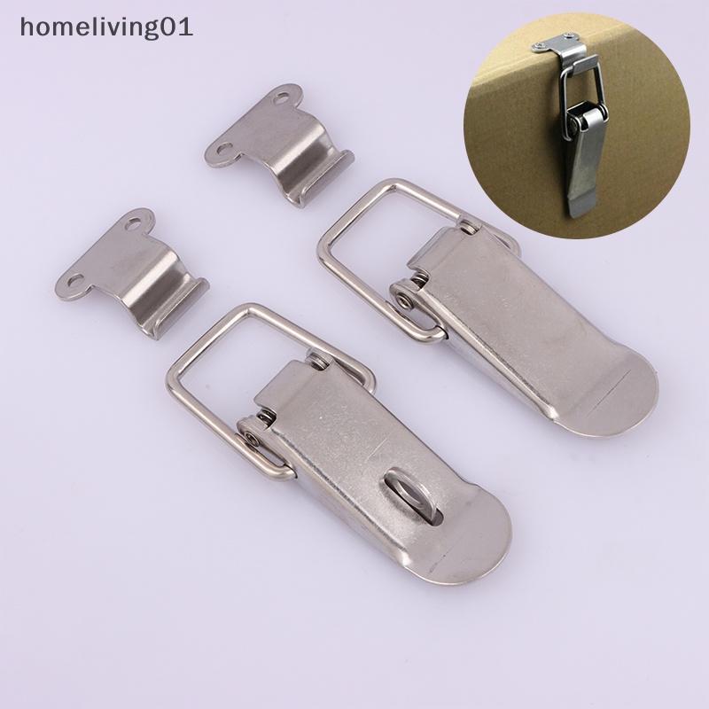 ho Stainless Steel Spring Loaded Draw Toggle Latch Clamp Clip Silver ...