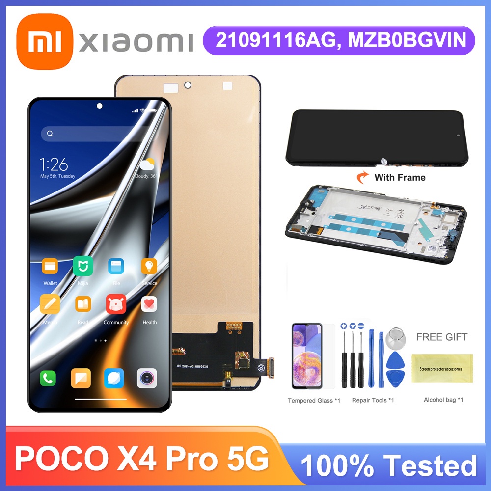 TFT for Xiaomi Poco X4 Pro 5G LCD Screen Replacement for Xiaomi Poco X4 Pro  5G Screen Replacement Display for Xiaomi Poco X4 Pro 5G Touch Screen