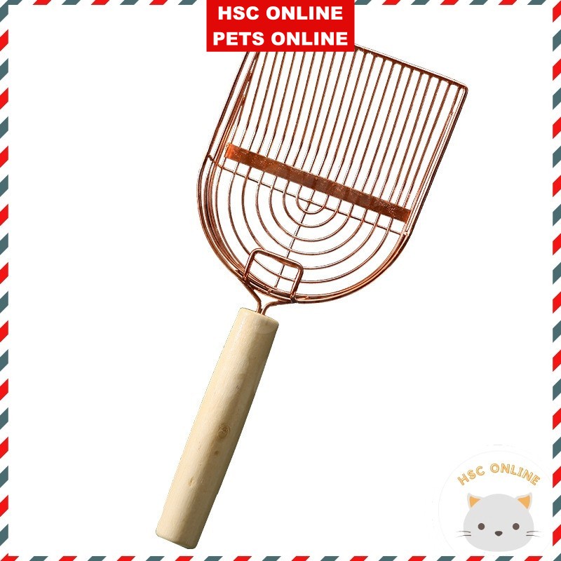 Metal Cat Litter Scoop Shovel Large & Small Hole Feces Artifact Fast