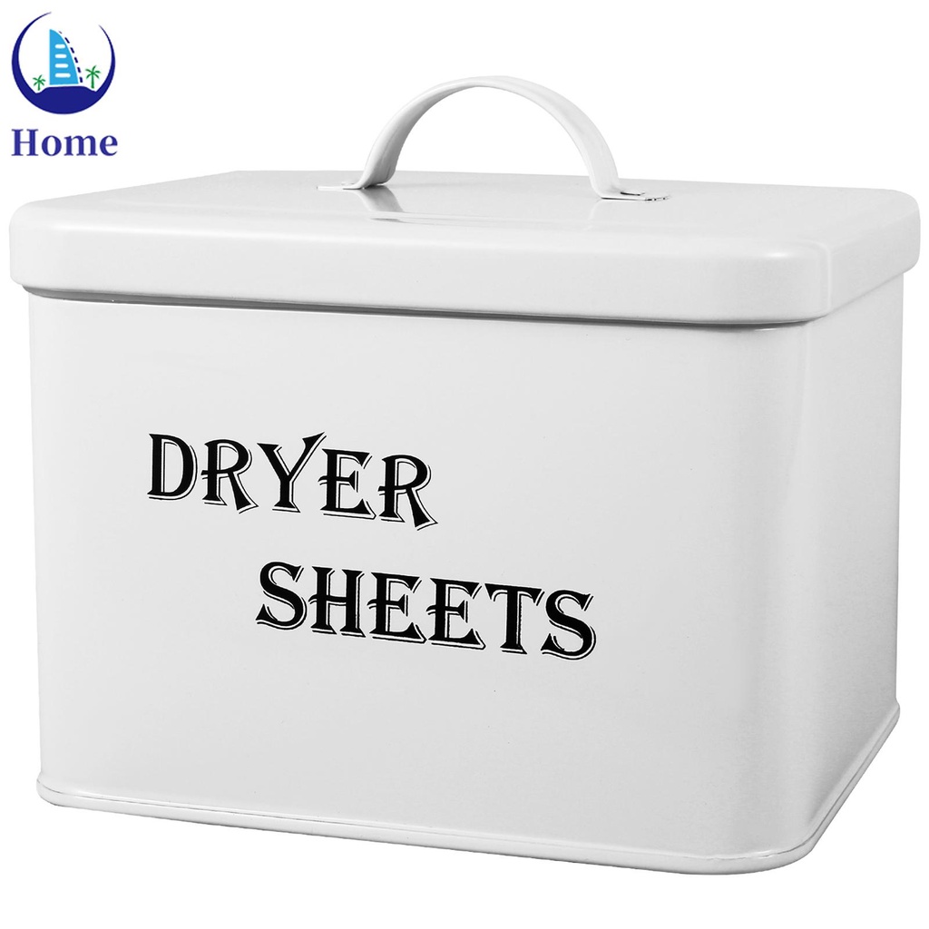 Dryer Sheet Holder with Lid Large Capacity Laundry Sheet Container